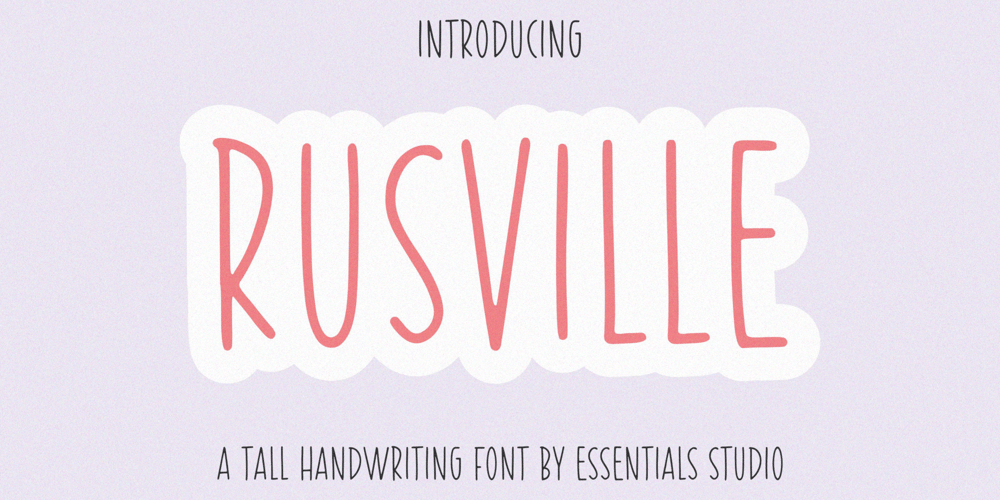 Rusville font