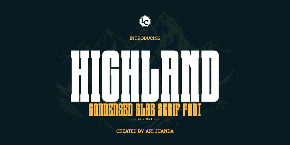 Highland font