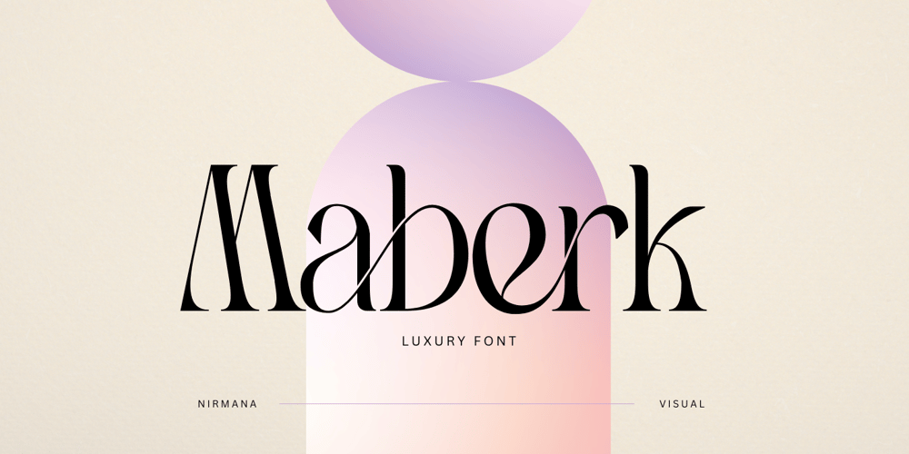 Maberk font
