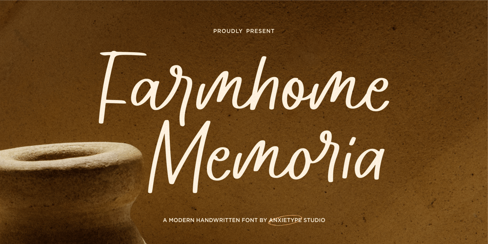 Farmhome Memoria font