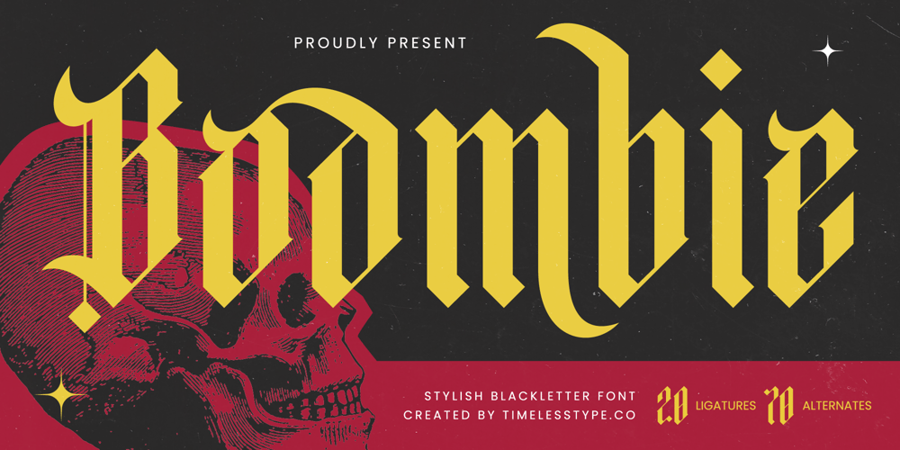 Boombie font