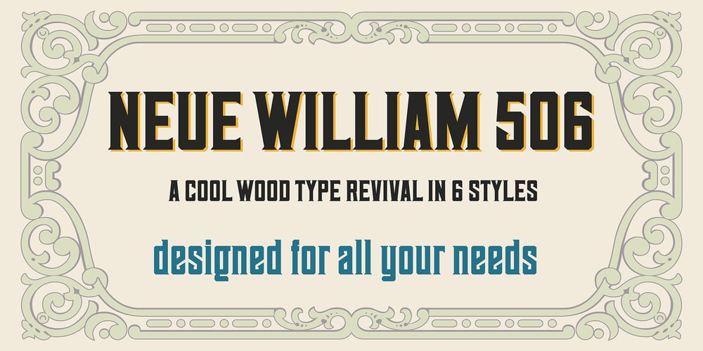 Neue William 506 font