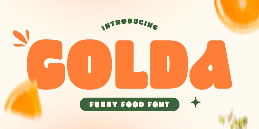 Golda SS font