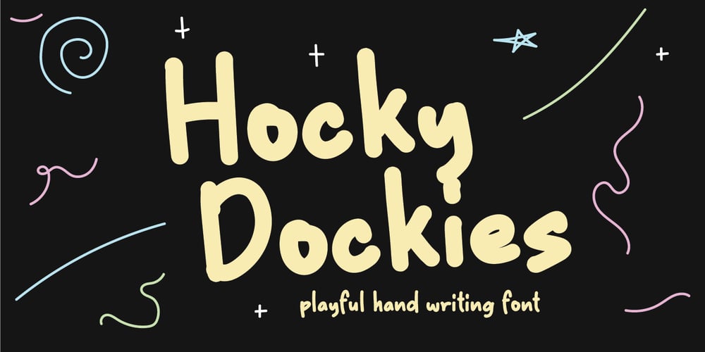 Hocky dockies font