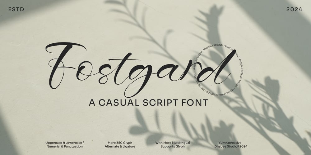 Fostgard font