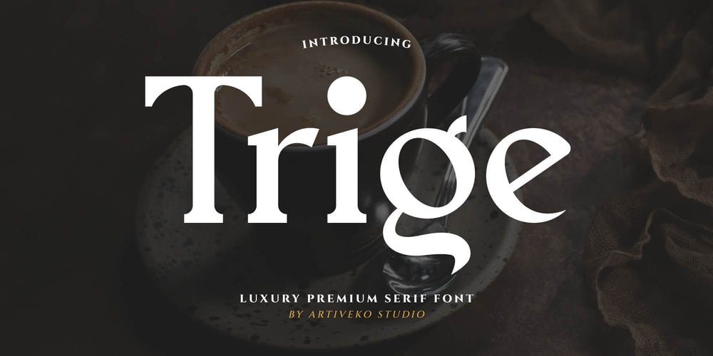 Trige font