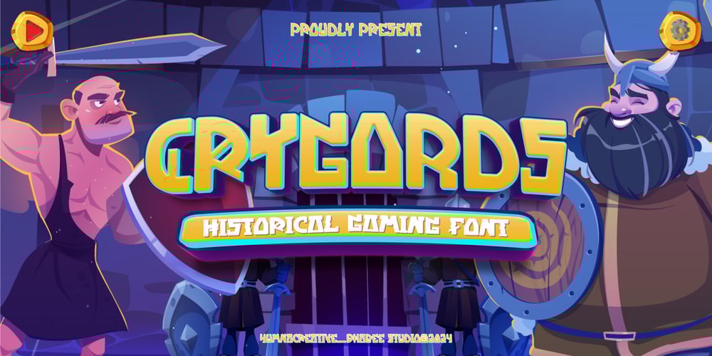 Crygords font