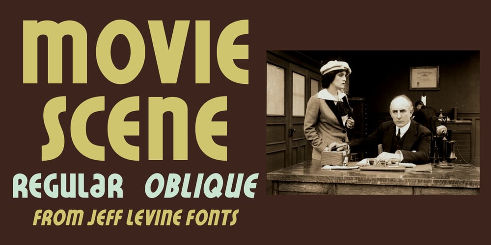Movie Scene JNL font