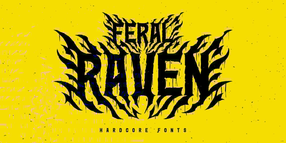 Feral Raven font