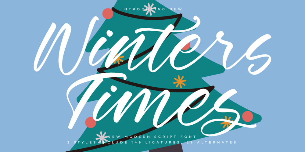 Winters Times font