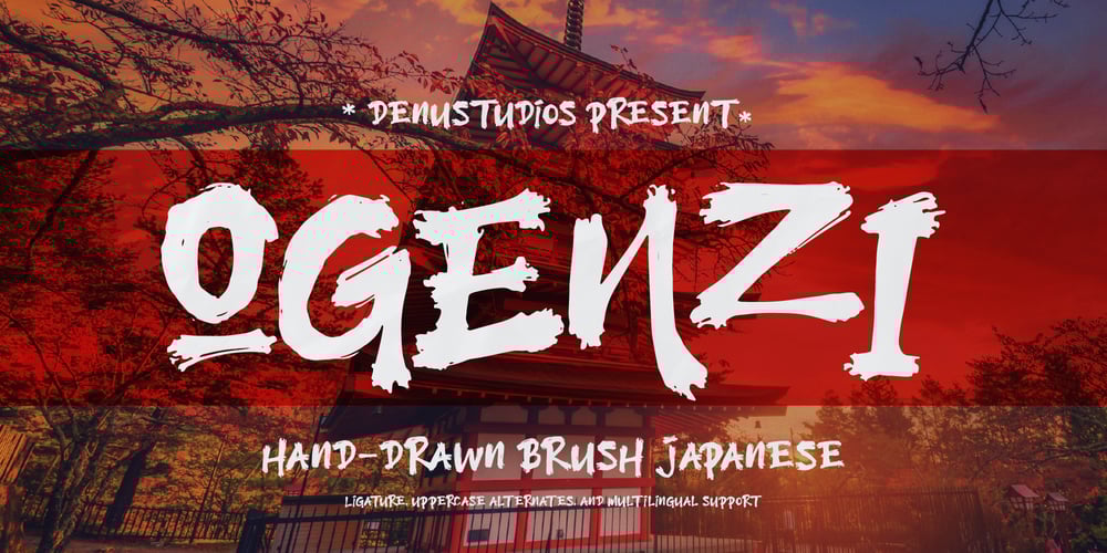 Ogenzi font