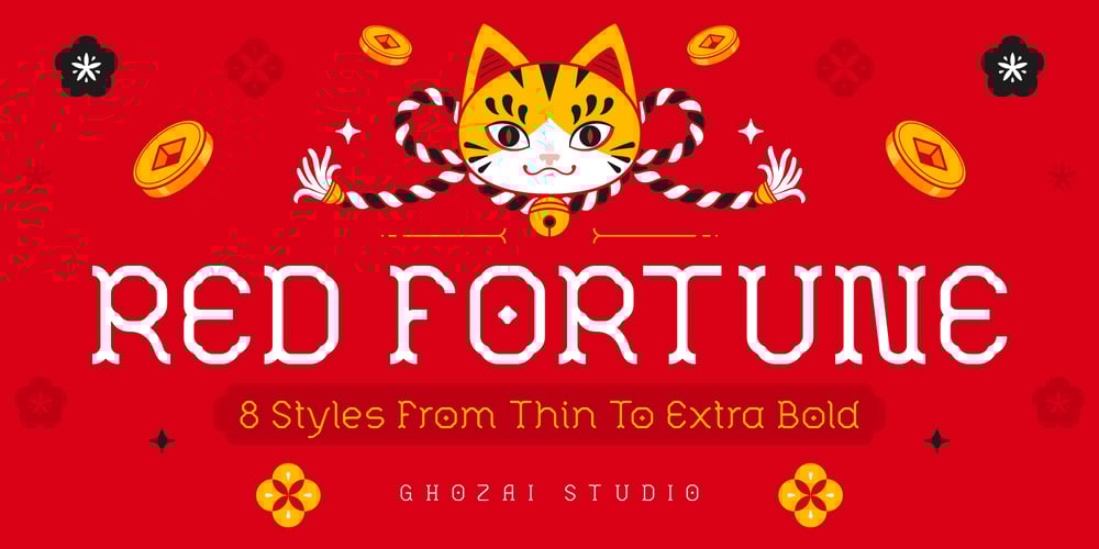 Red Fortune font