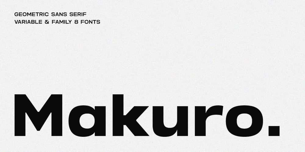 Makuro font