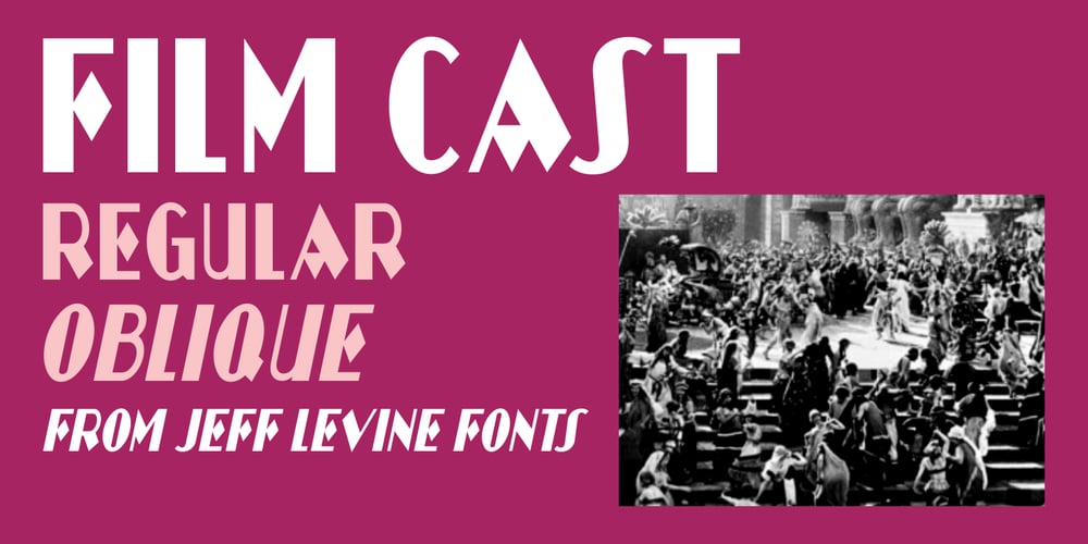 Film Cast JNL font