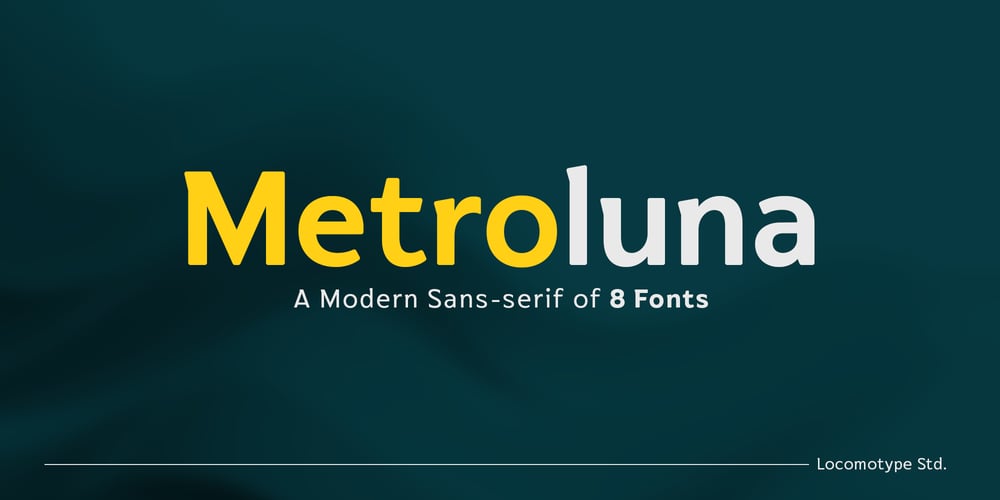 Metroluna font