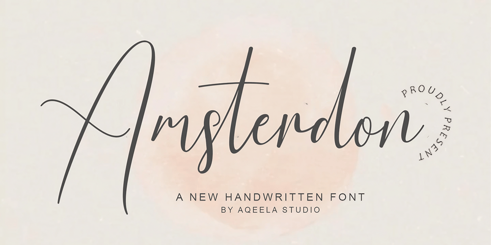 Amsterdon font