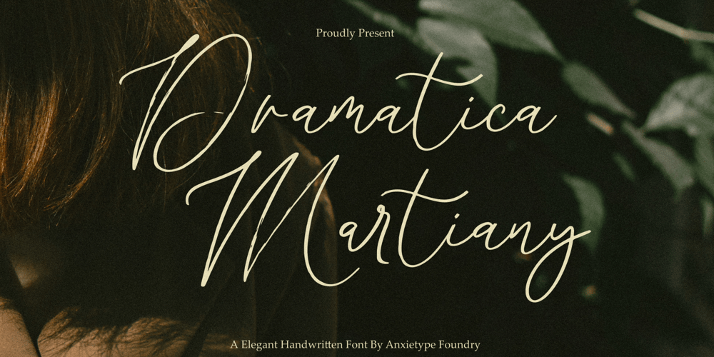 Dramatica Martiany font