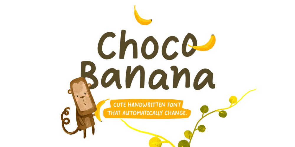 Choco Banana font