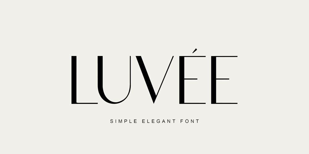 Luvee font