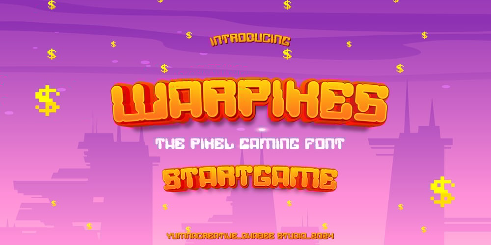 Warpixes font