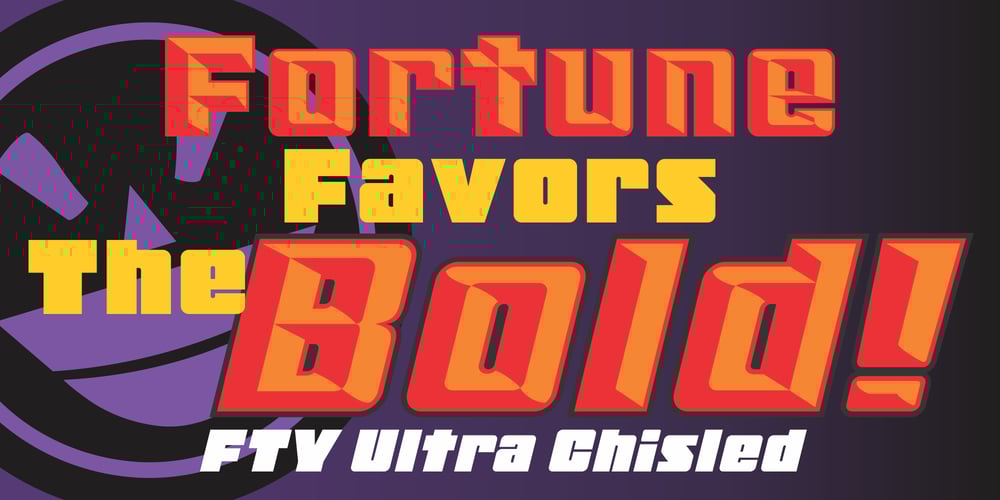 FTY Ultra Chiseled font