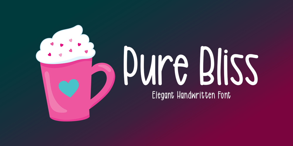 Pure Bliss font