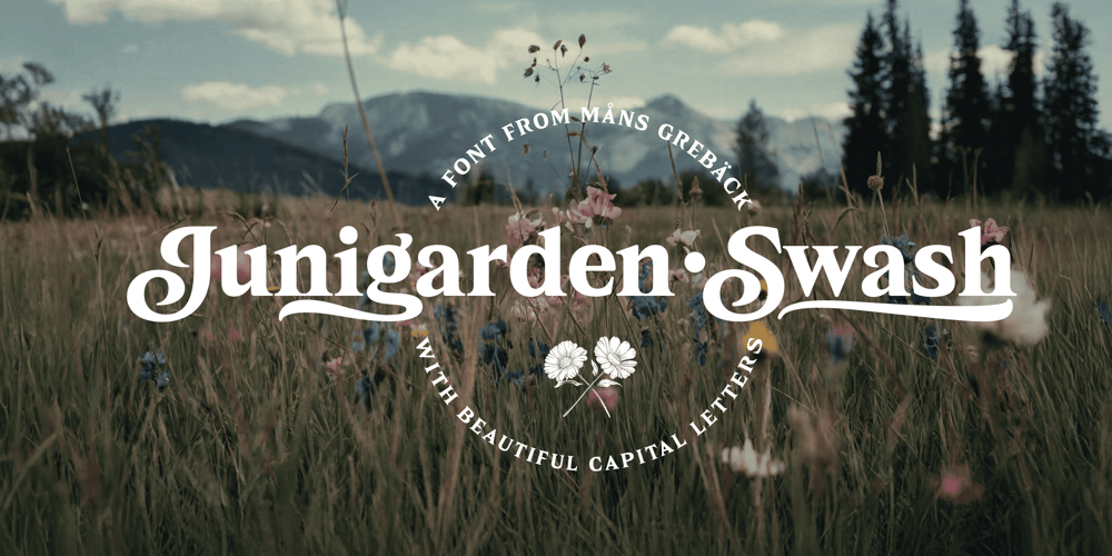 Junigarden font