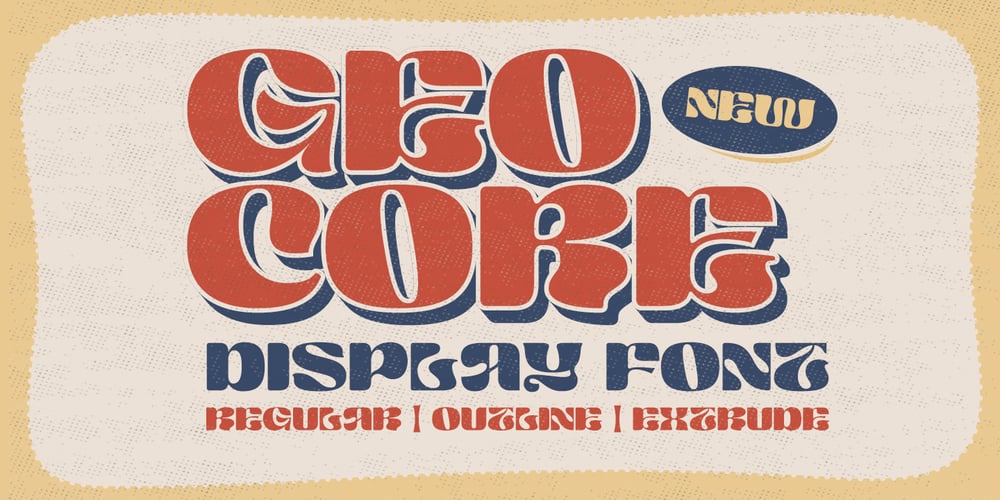 Geo Core font