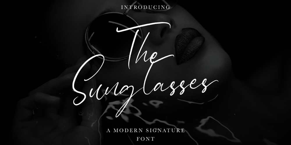 The Sunglasses font