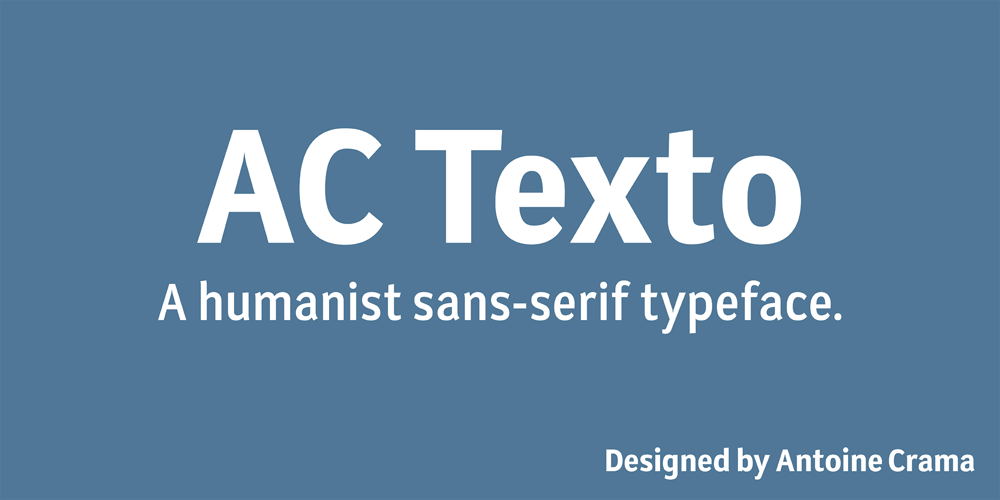 AC Texto font