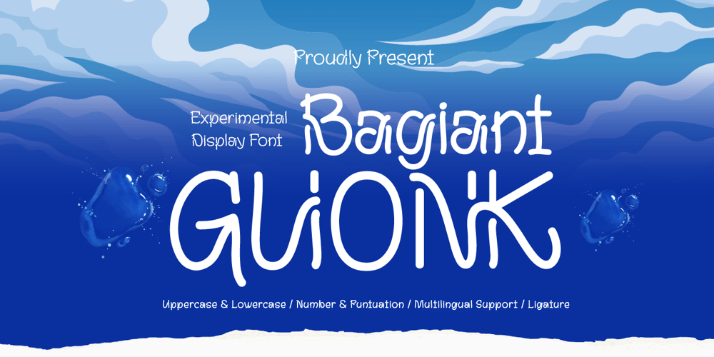 Bagiant Guonk font