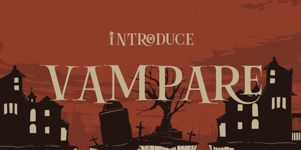 Vampare font