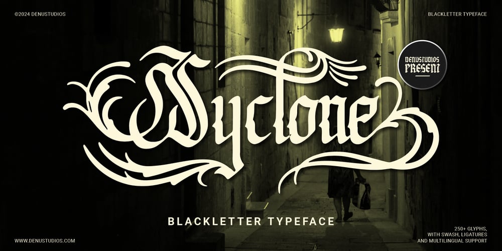 Syclone font