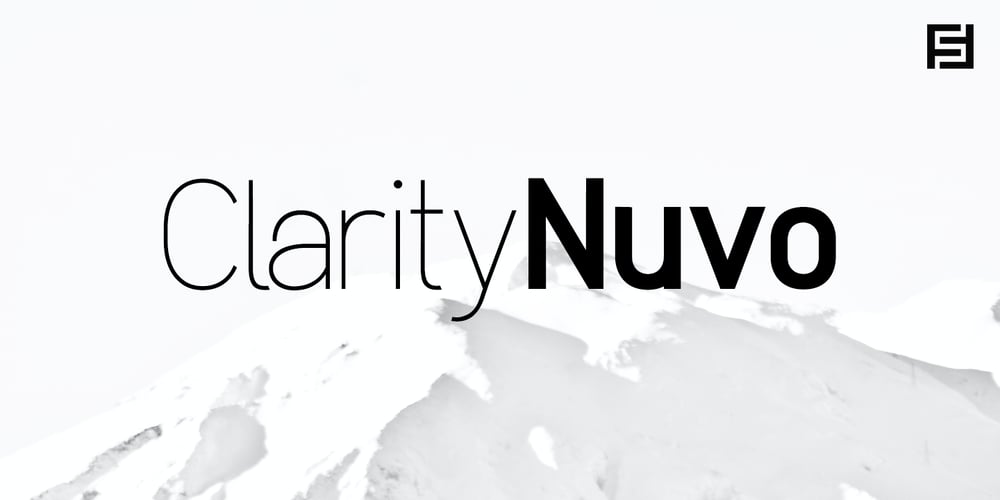 Clarity Nuvo font
