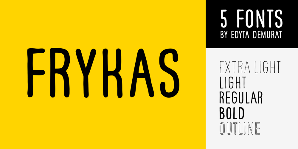 Frykas font