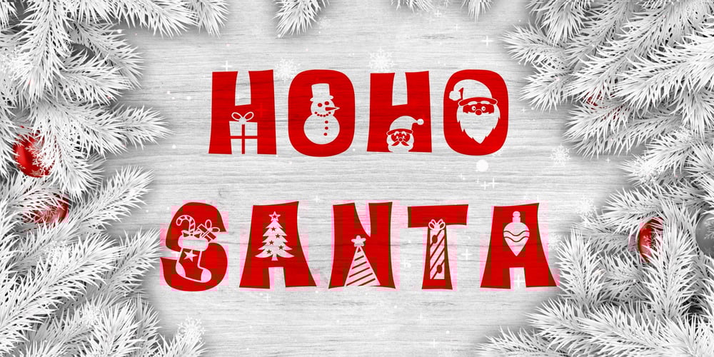 HOho SANTa font