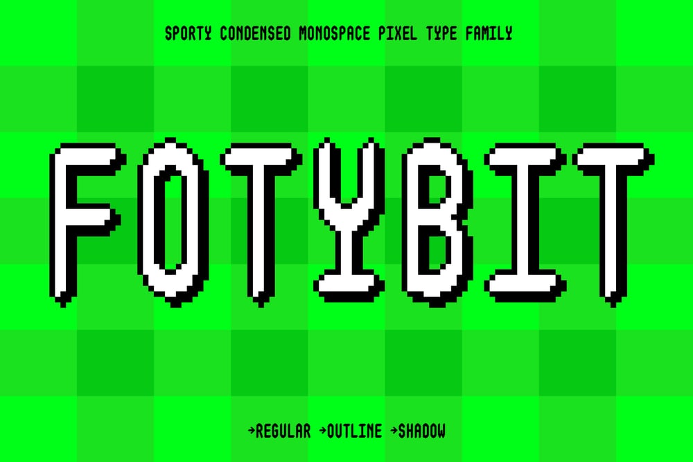 Fotybit Mono font