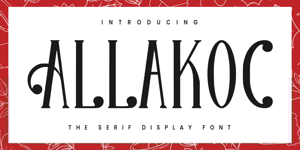 MC Allakoc font