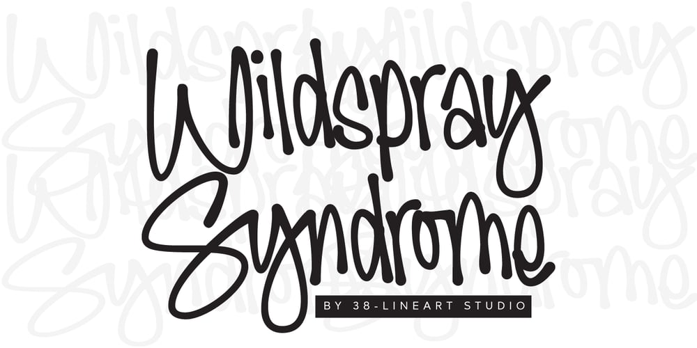 Wildspray Syndrome font
