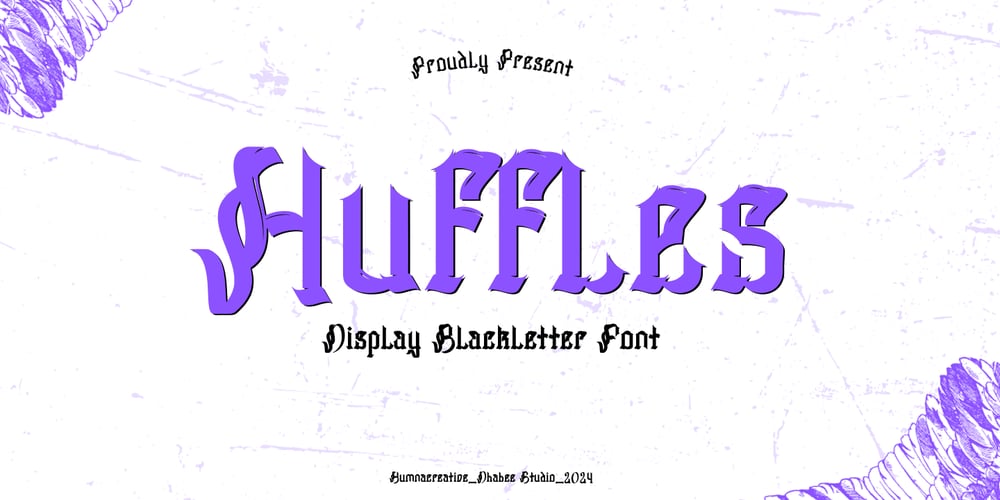 Huffles font
