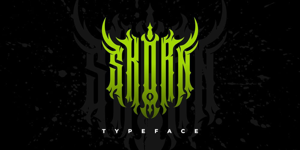Skorn font