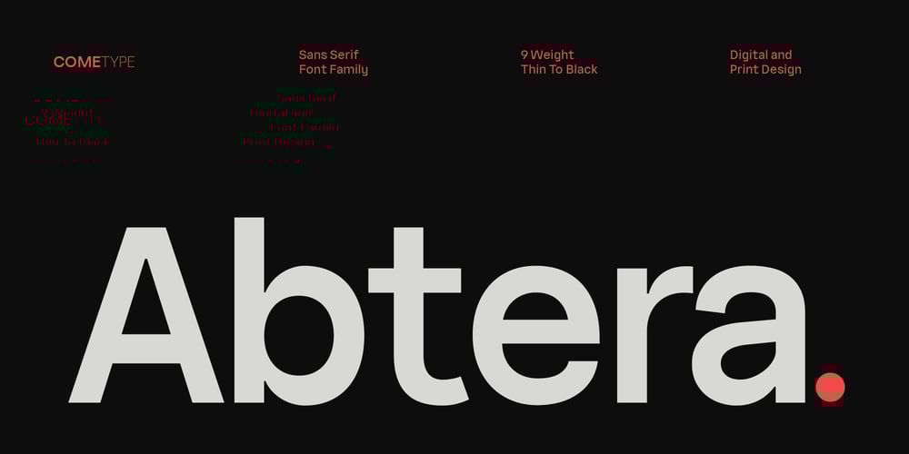 Abtera font