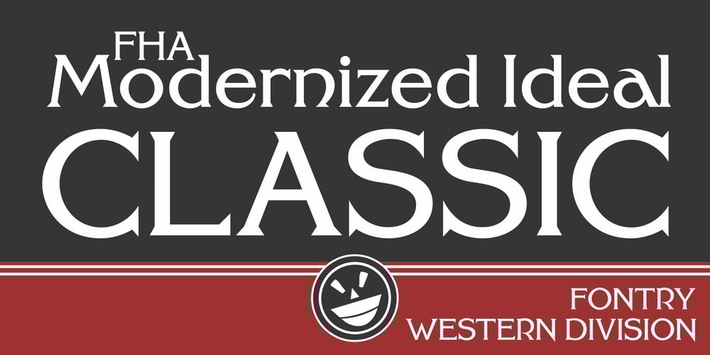 FHA Modernized Ideal Classic font