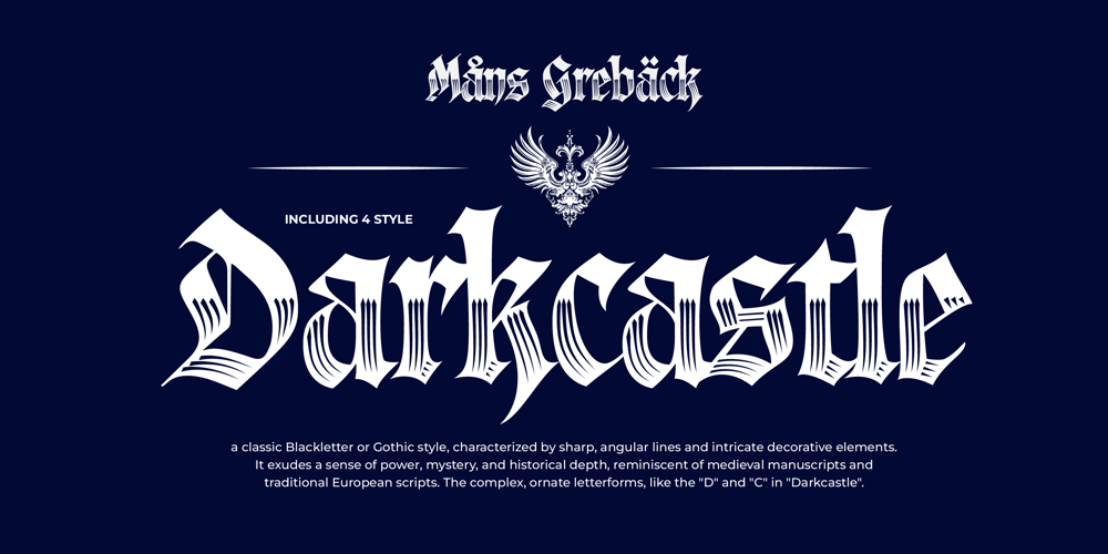 Darkcastle font