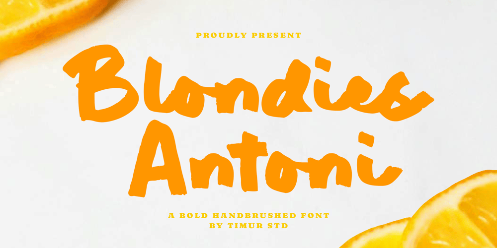 Blondies Antoni font