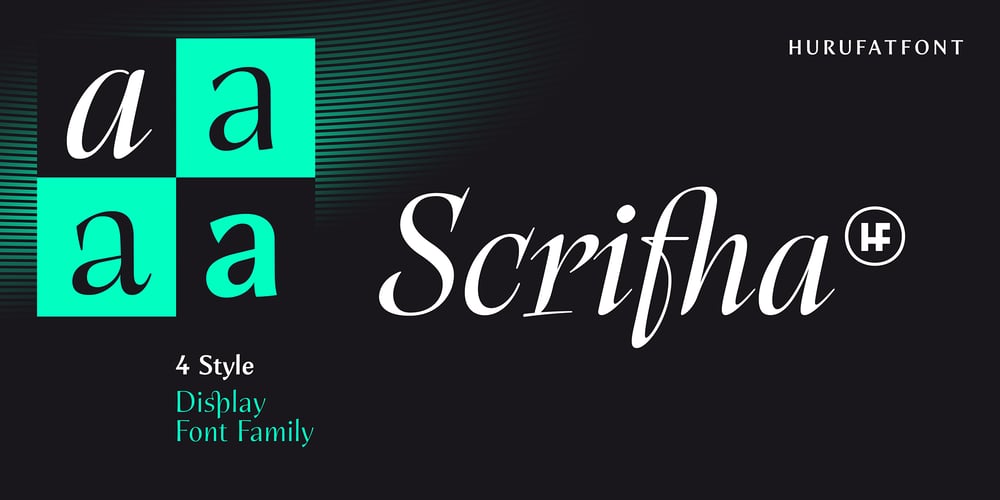 Scrifha font