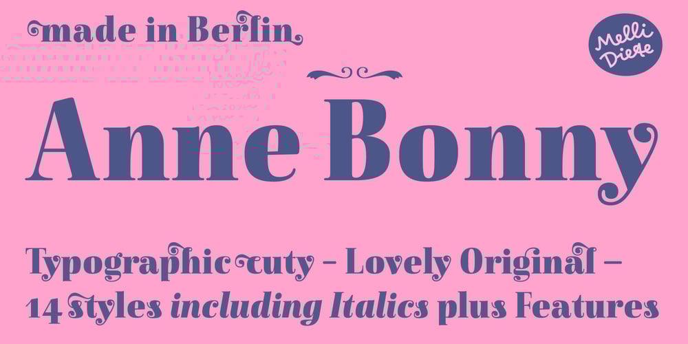 Anne Bonny font
