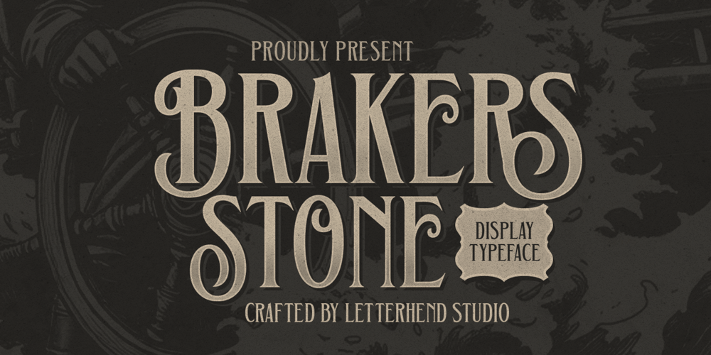 Brakers Stone font