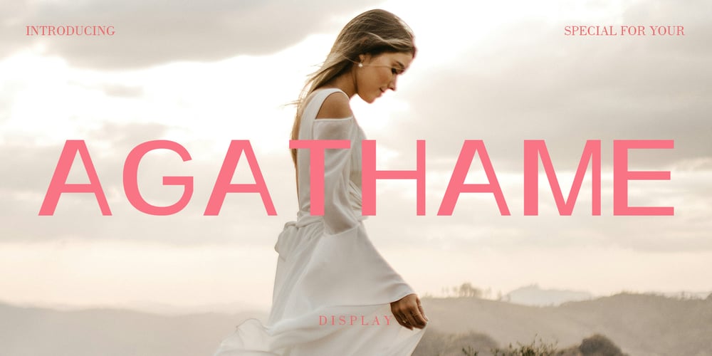 Agathame font