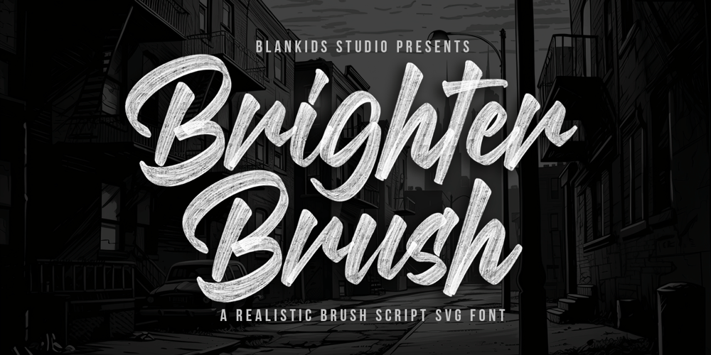 Brighter Brush font